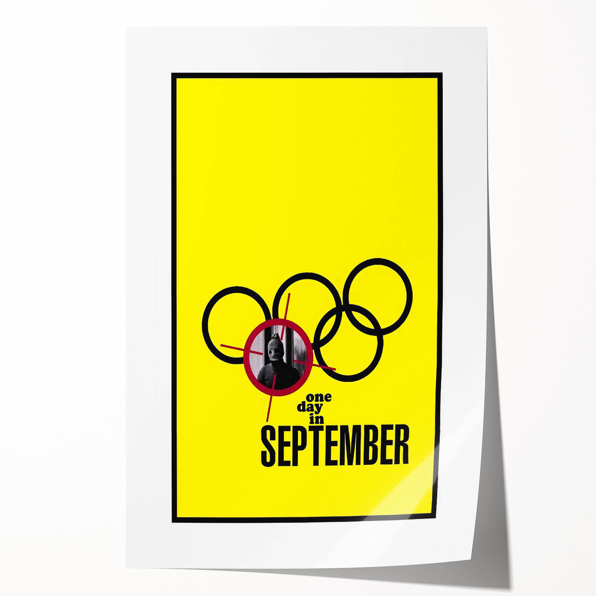 1990s Vintage Movie Poster – Classic 90s Film Art of One Day in September