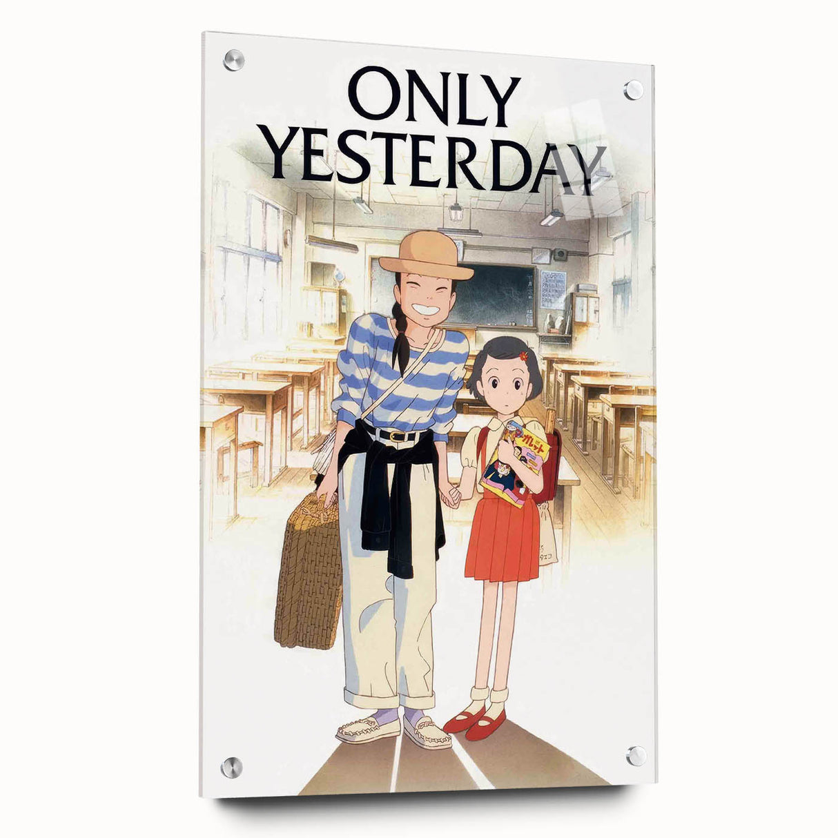 1990s Vintage Movie Poster – Classic 90s Film Art of Only Yesterday