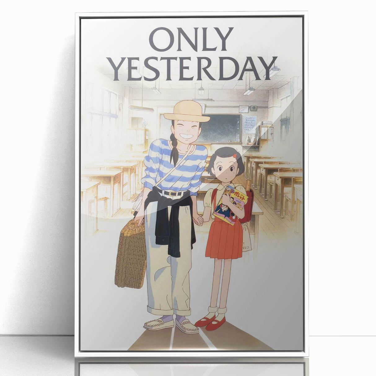 1990s Vintage Movie Poster – Classic 90s Film Art of Only Yesterday
