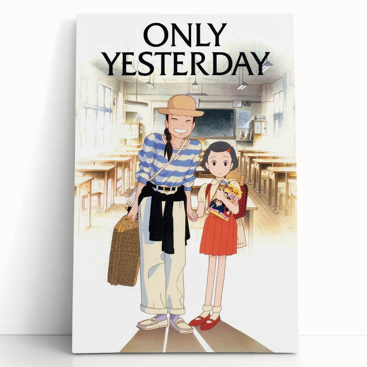 1990s Vintage Movie Poster – Classic 90s Film Art of Only Yesterday