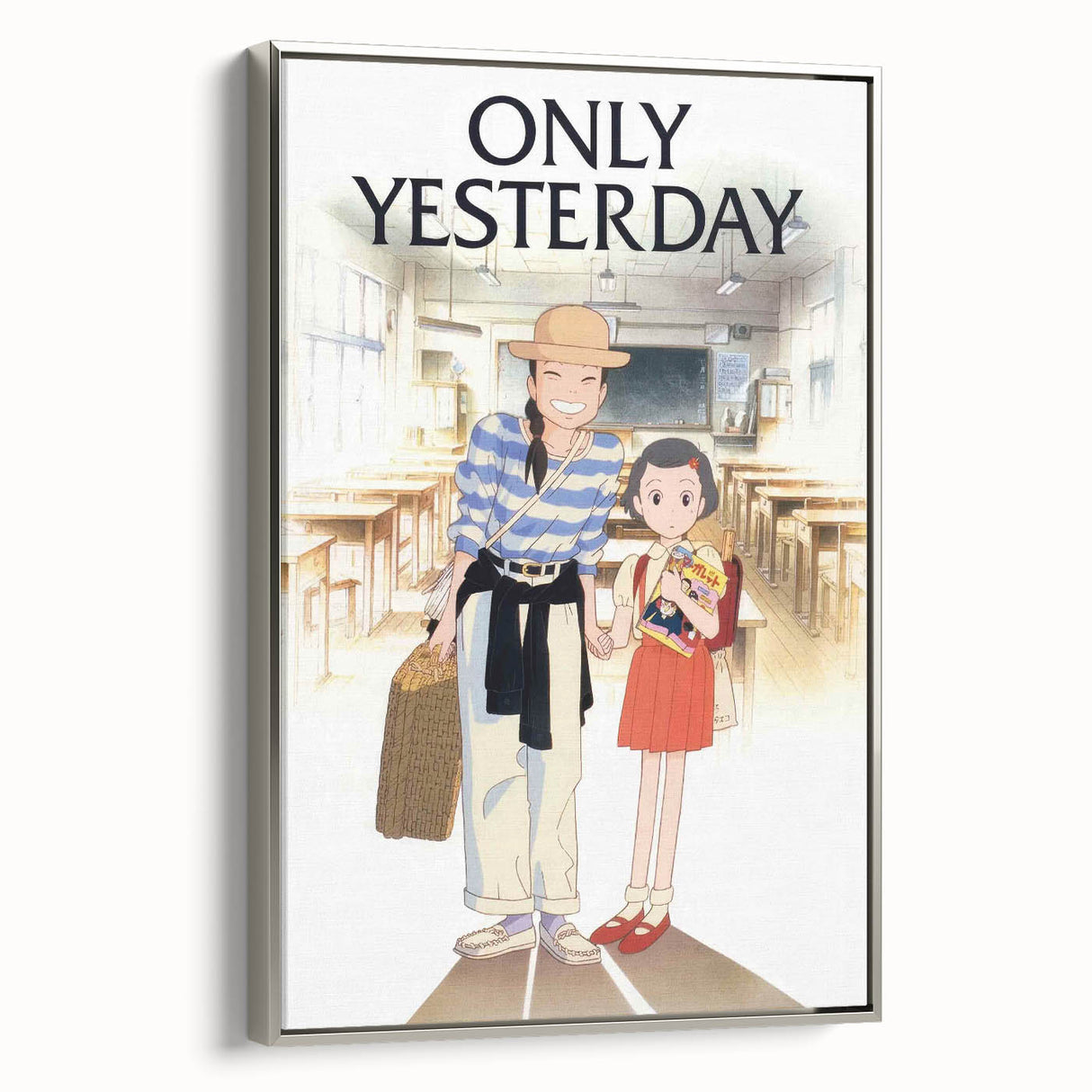 1990s Vintage Movie Poster – Classic 90s Film Art of Only Yesterday