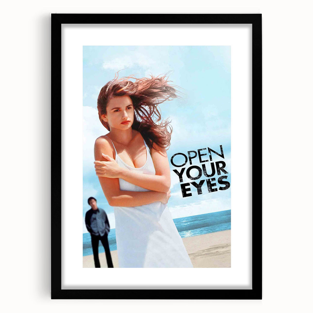 1990s Vintage Movie Poster – Classic 90s Film Art of Open Your Eyes