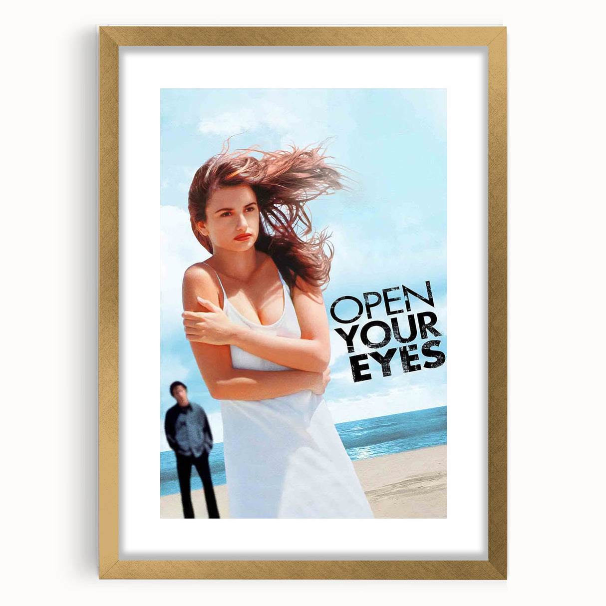 1990s Vintage Movie Poster – Classic 90s Film Art of Open Your Eyes