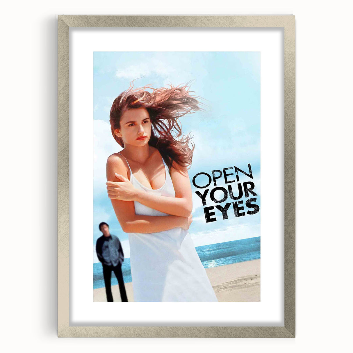 1990s Vintage Movie Poster – Classic 90s Film Art of Open Your Eyes