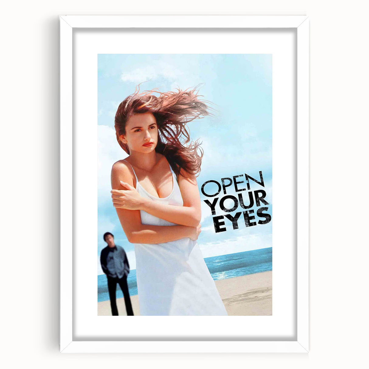 1990s Vintage Movie Poster – Classic 90s Film Art of Open Your Eyes