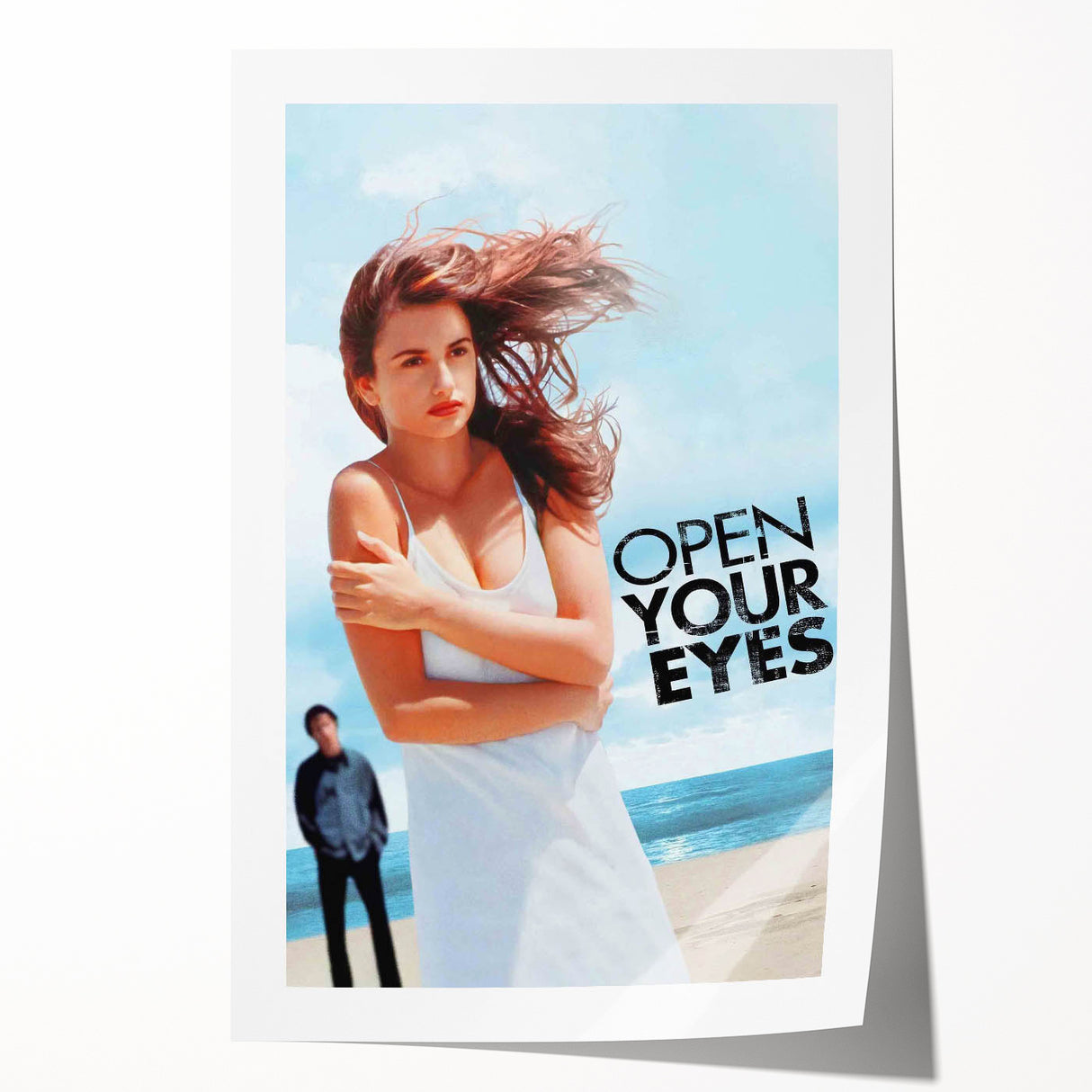 1990s Vintage Movie Poster – Classic 90s Film Art of Open Your Eyes