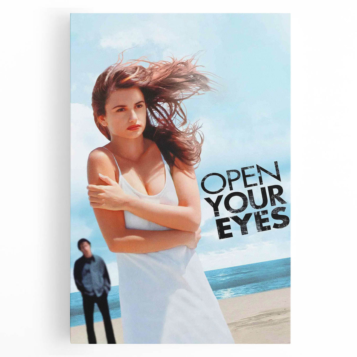 1990s Vintage Movie Poster – Classic 90s Film Art of Open Your Eyes