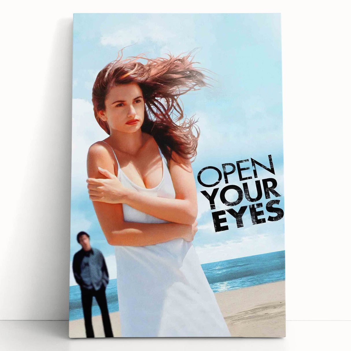 1990s Vintage Movie Poster – Classic 90s Film Art of Open Your Eyes