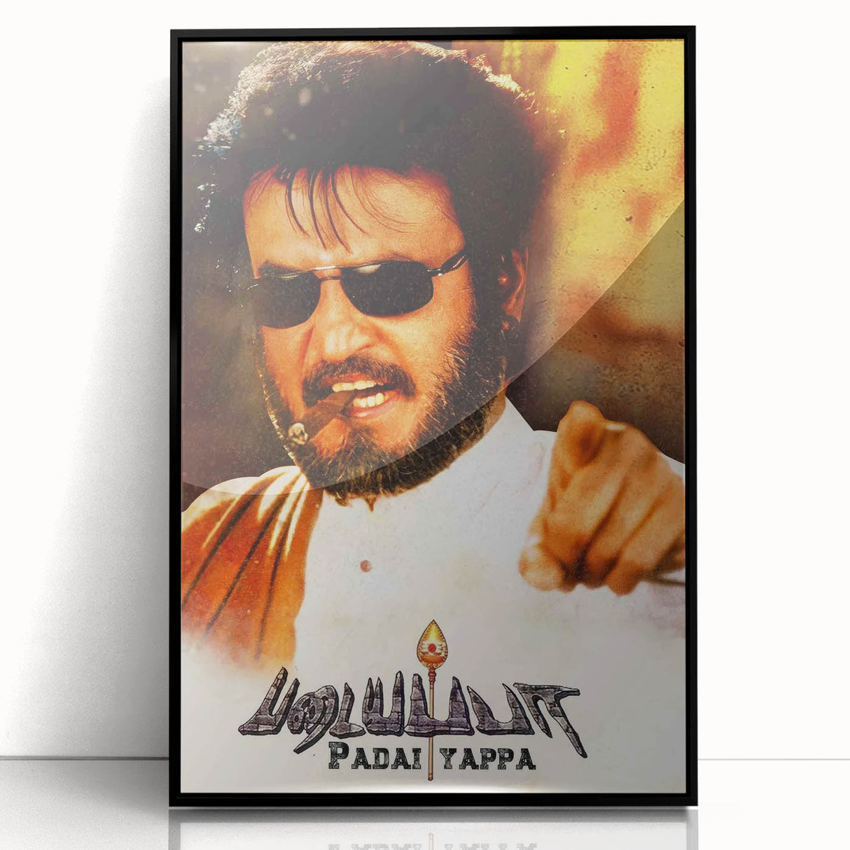 1990s Vintage Movie Poster – Classic 90s Film Art of Padayappa