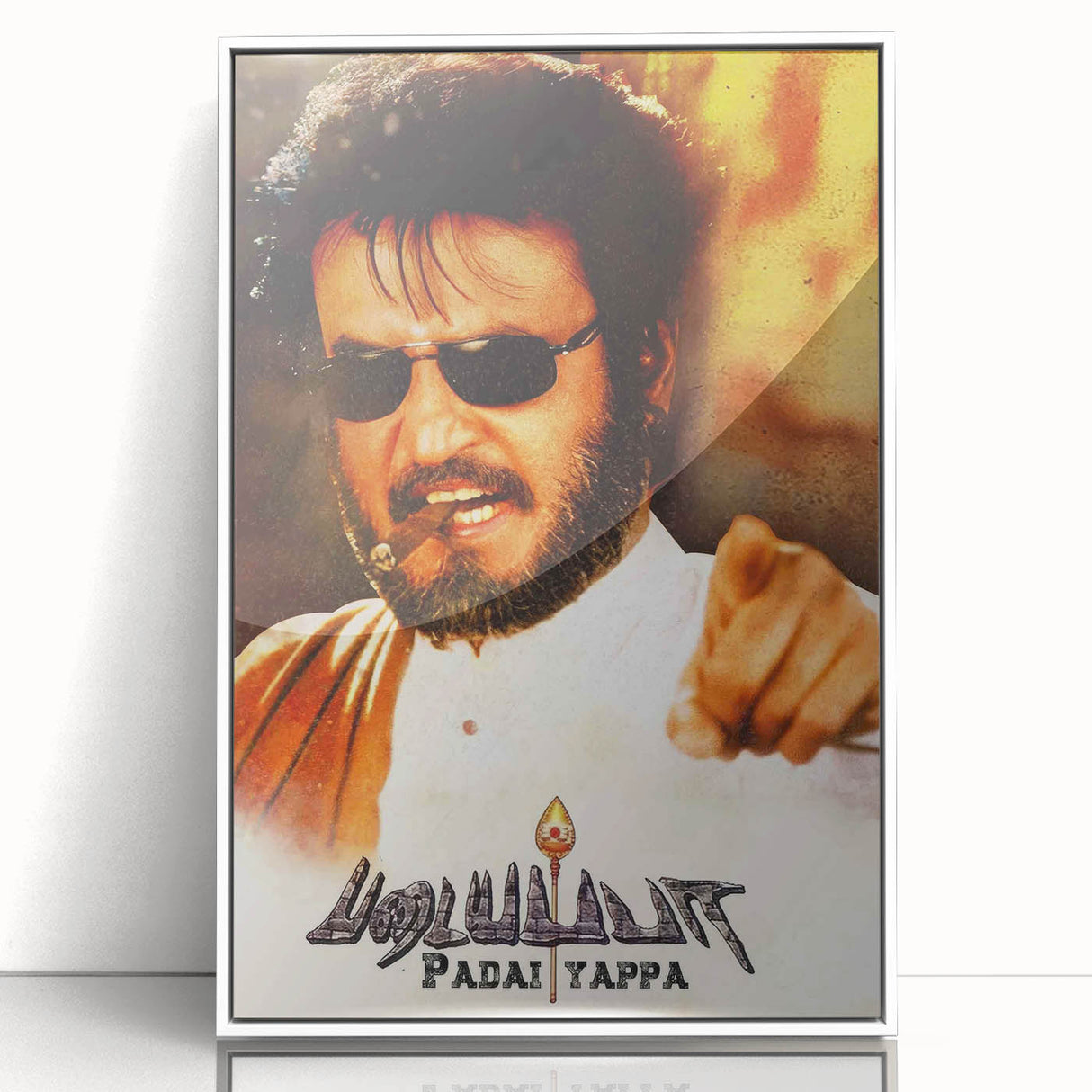 1990s Vintage Movie Poster – Classic 90s Film Art of Padayappa