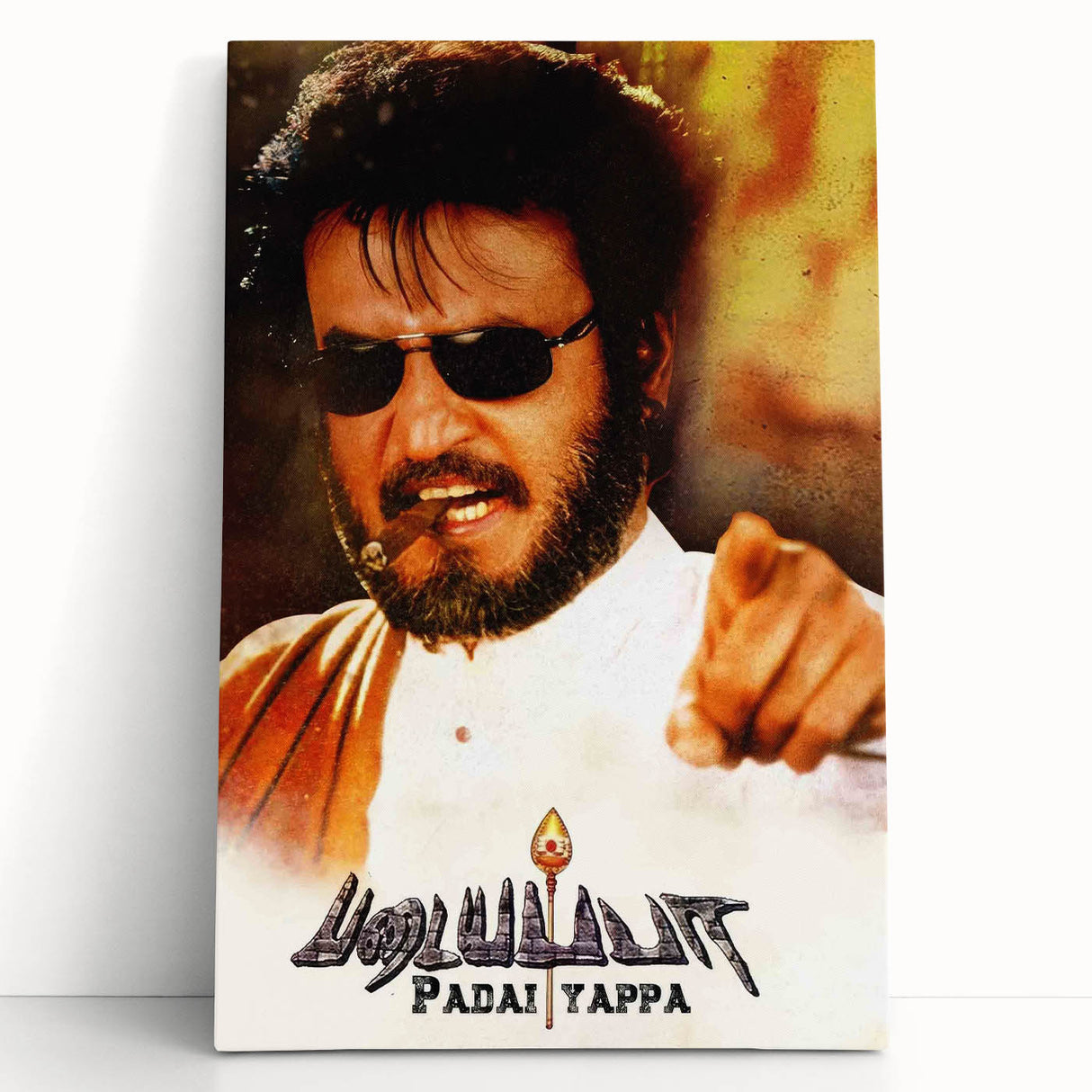1990s Vintage Movie Poster – Classic 90s Film Art of Padayappa