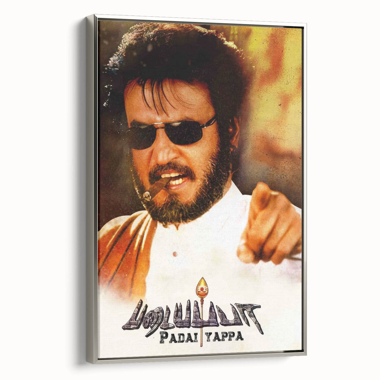 1990s Vintage Movie Poster – Classic 90s Film Art of Padayappa