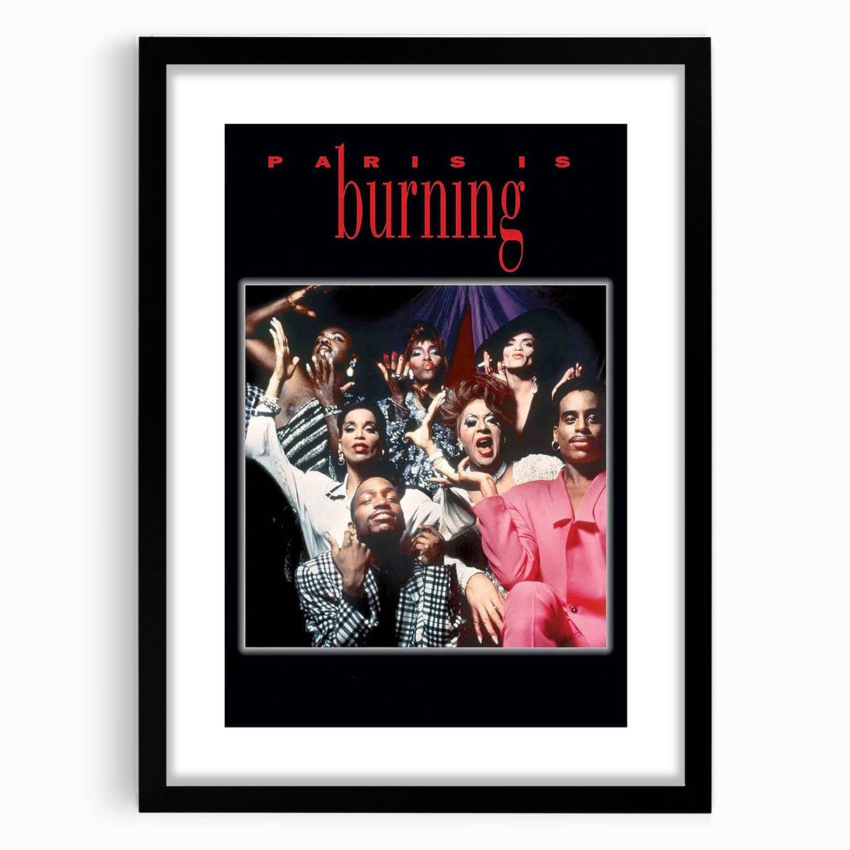 1990s Vintage Movie Poster – Classic 90s Film Art of Paris Is Burning