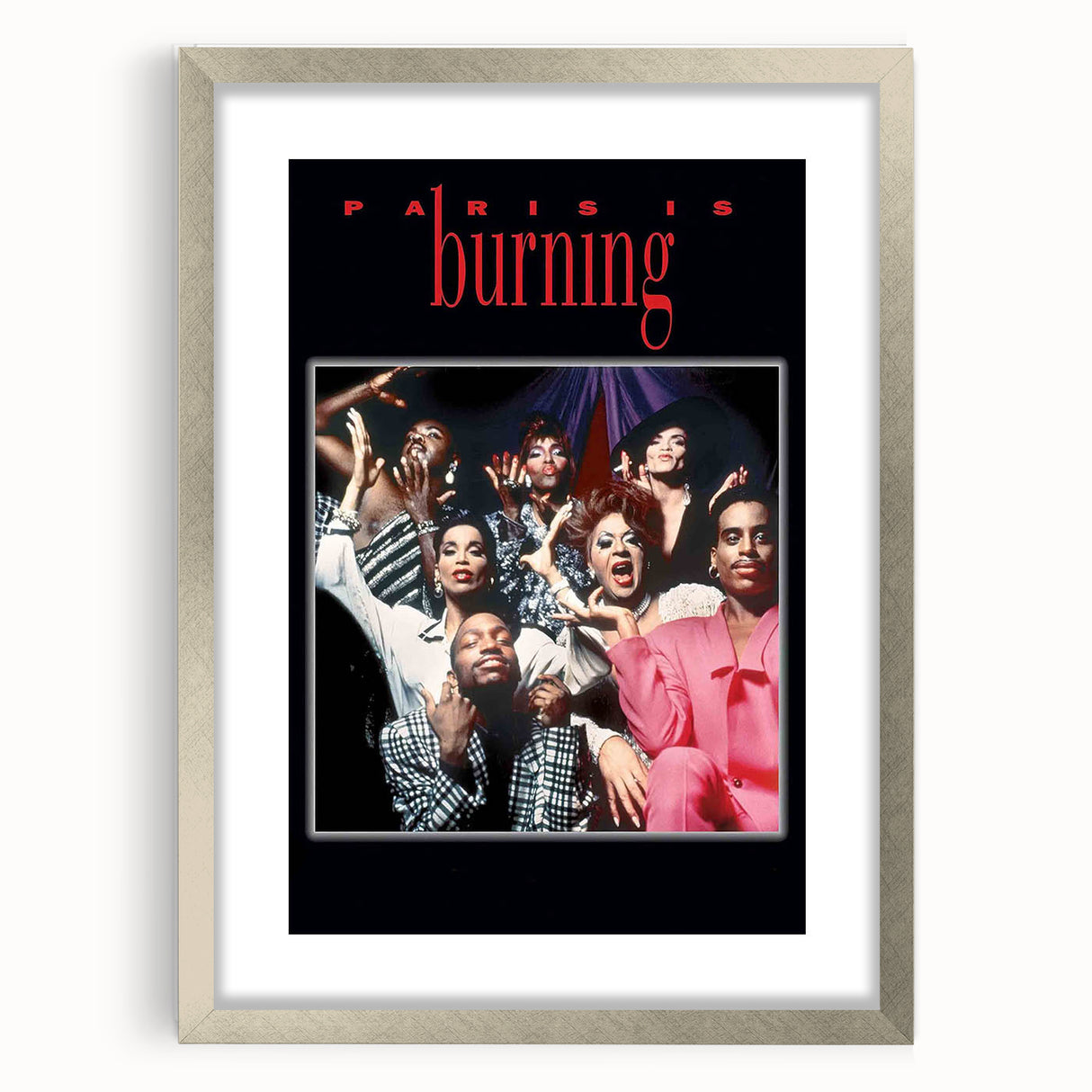 1990s Vintage Movie Poster – Classic 90s Film Art of Paris Is Burning