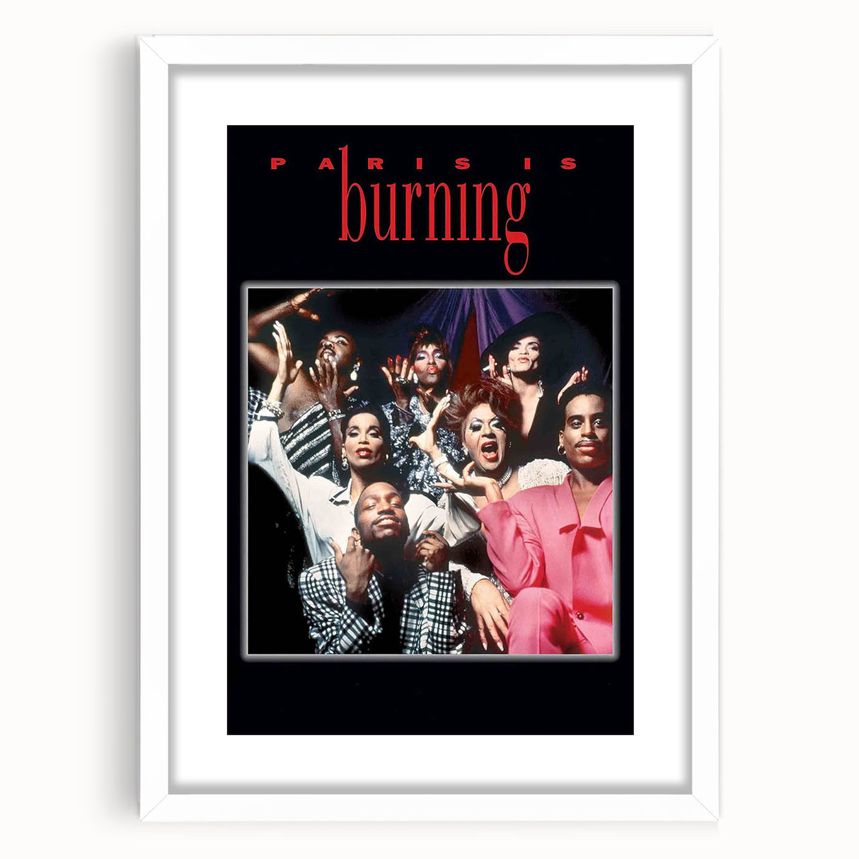 1990s Vintage Movie Poster – Classic 90s Film Art of Paris Is Burning