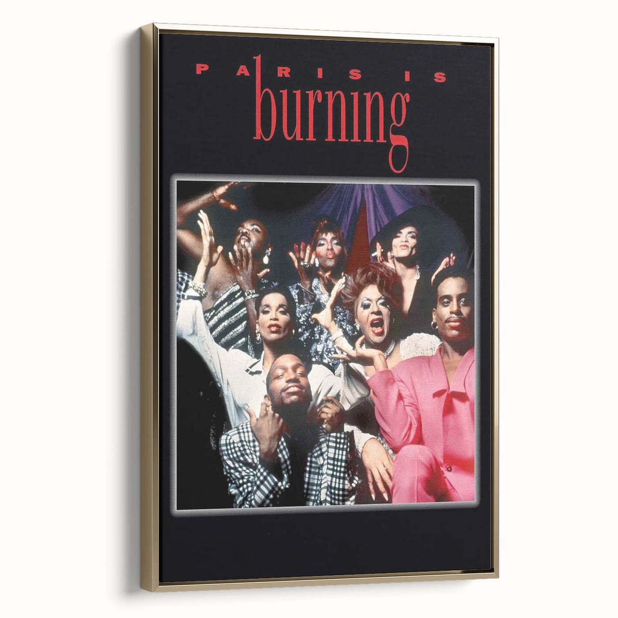 1990s Vintage Movie Poster – Classic 90s Film Art of Paris Is Burning