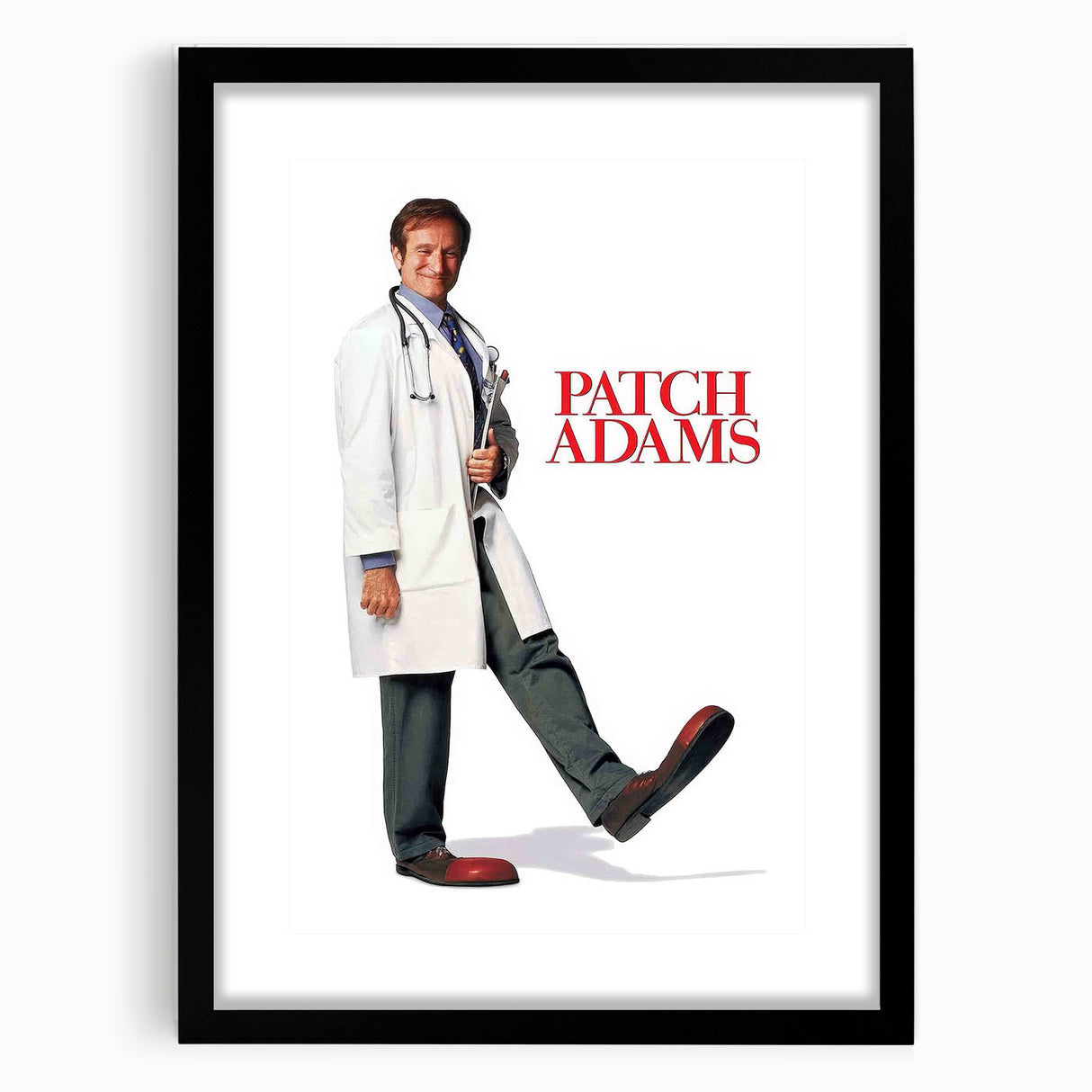 1990s Vintage Movie Poster – Classic 90s Film Art of Patch Adams