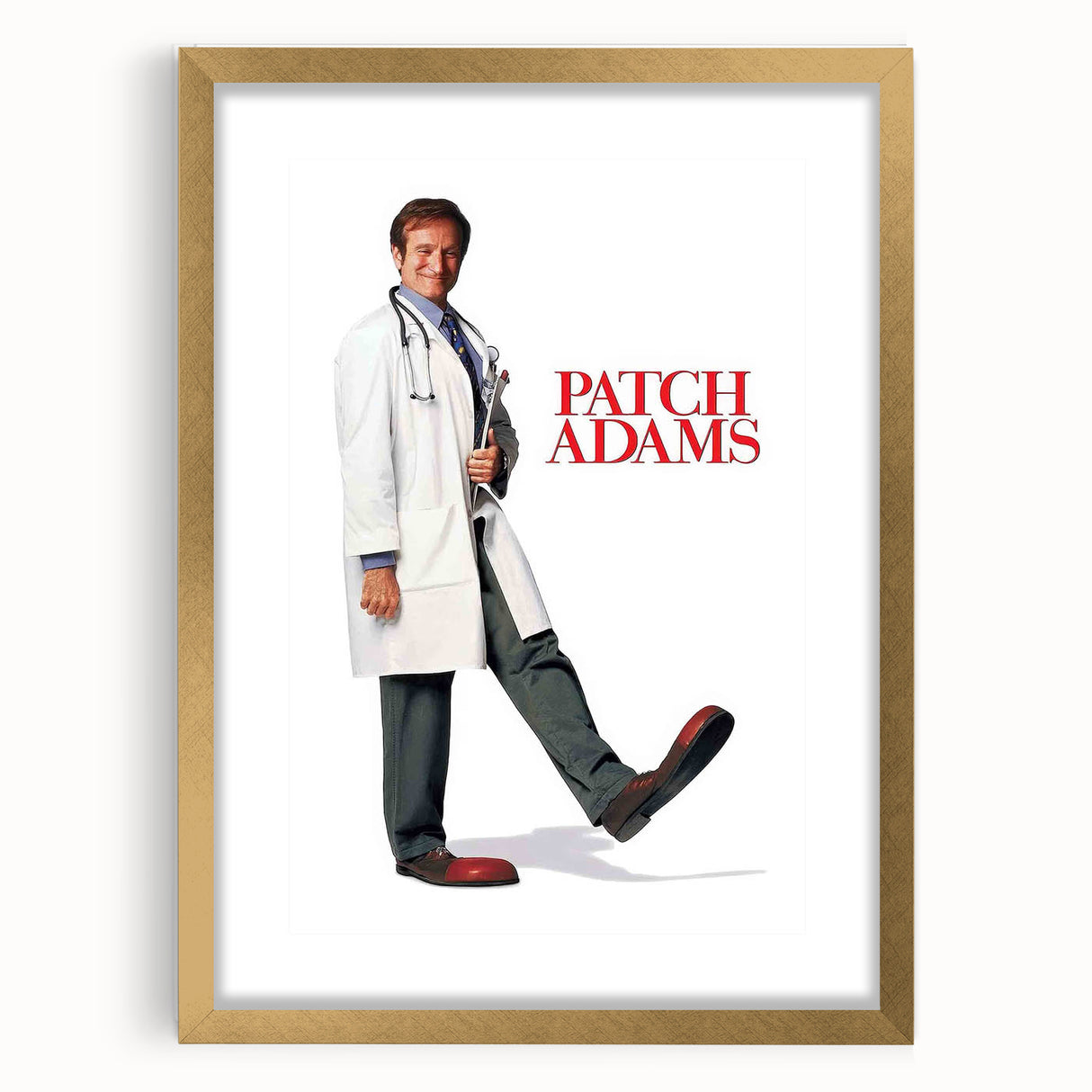 1990s Vintage Movie Poster – Classic 90s Film Art of Patch Adams