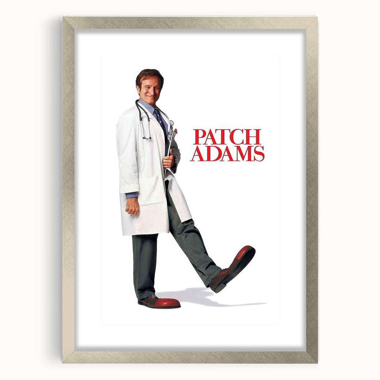 1990s Vintage Movie Poster – Classic 90s Film Art of Patch Adams