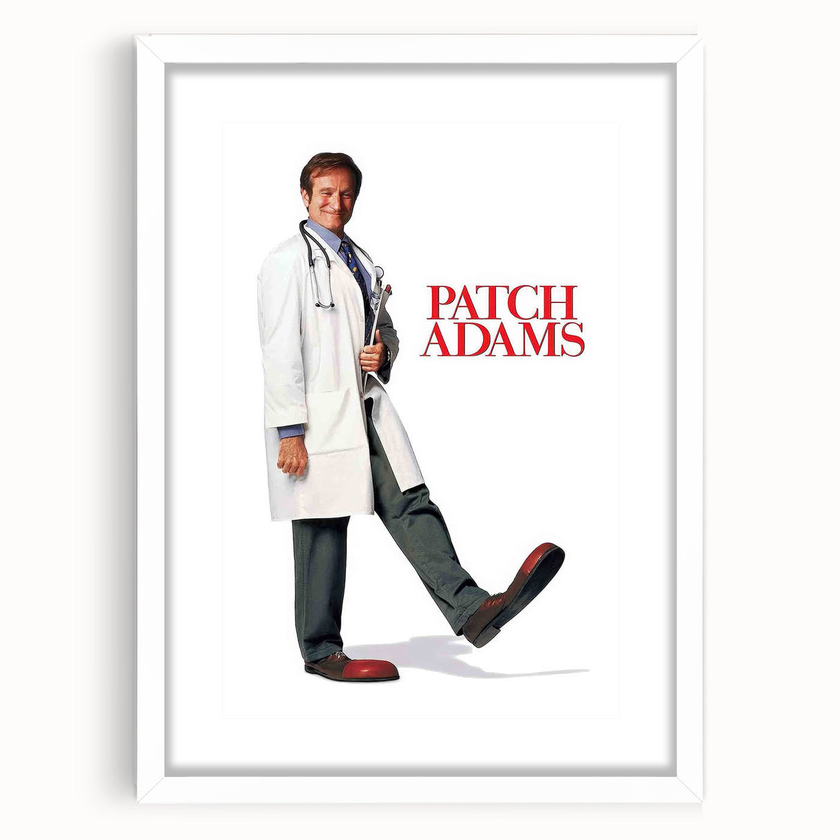 1990s Vintage Movie Poster – Classic 90s Film Art of Patch Adams