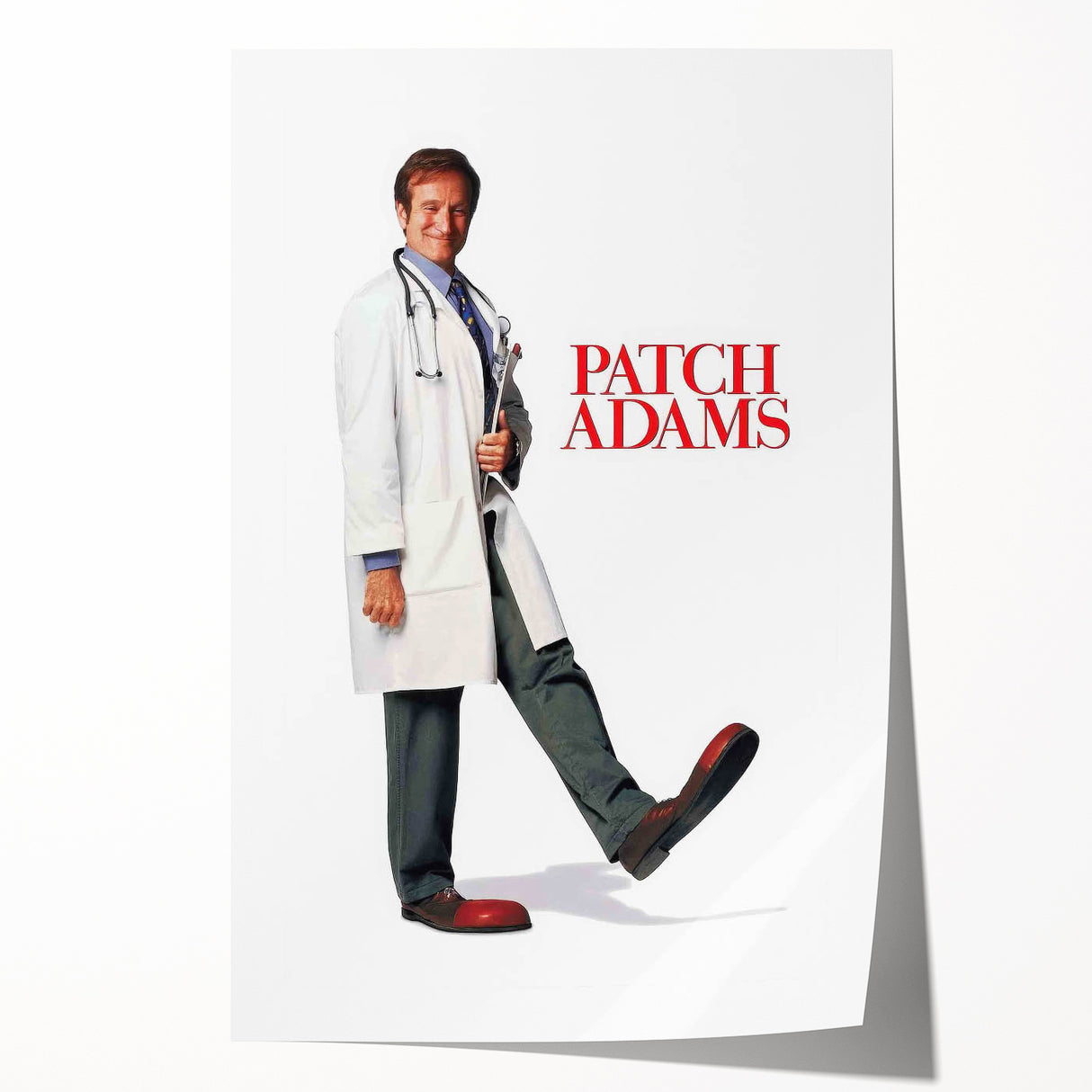 1990s Vintage Movie Poster – Classic 90s Film Art of Patch Adams