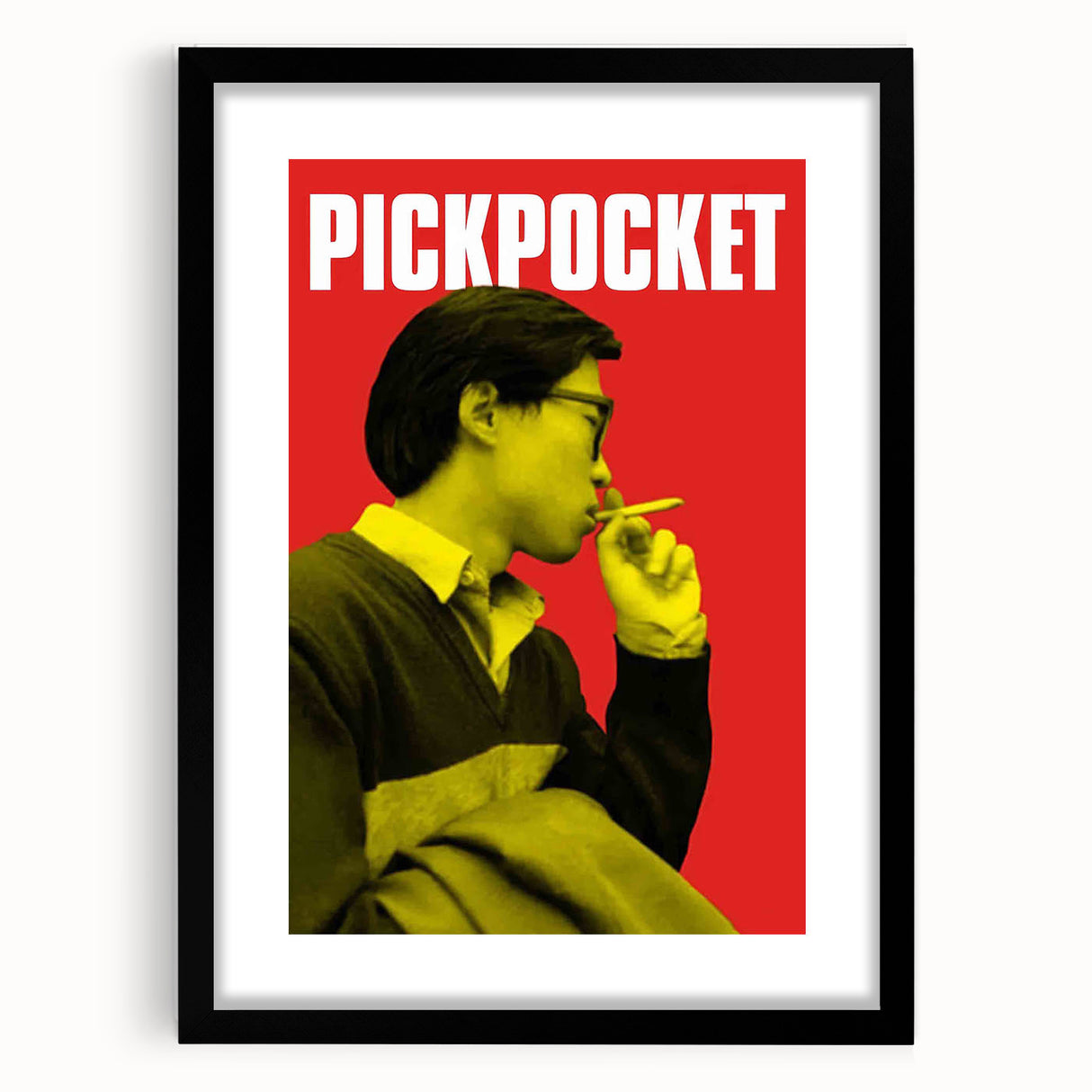 1990s Vintage Movie Poster – Classic 90s Film Art of Pickpocket