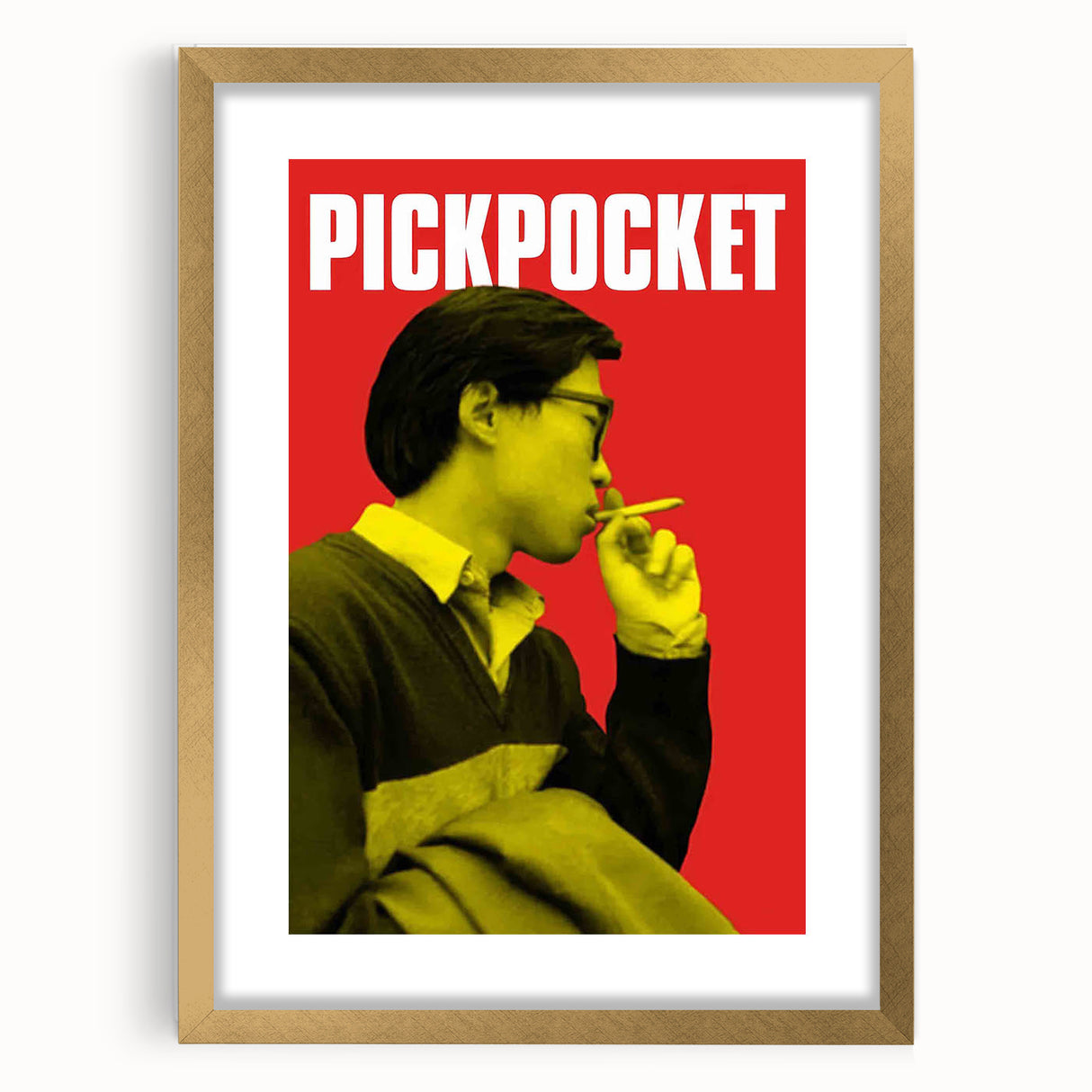1990s Vintage Movie Poster – Classic 90s Film Art of Pickpocket