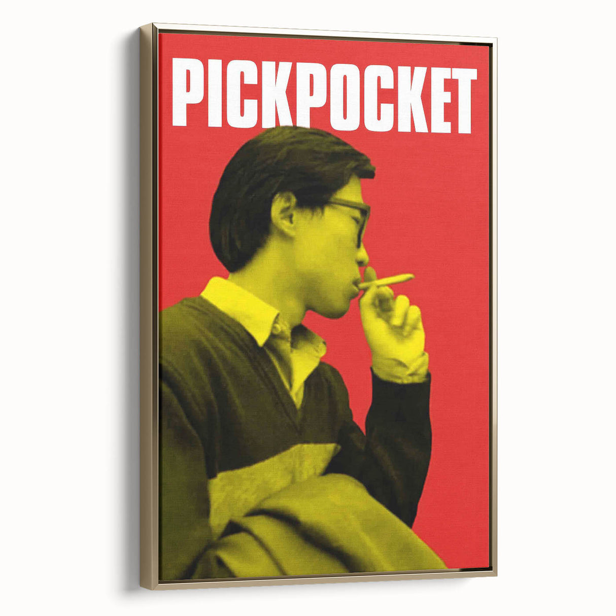 1990s Vintage Movie Poster – Classic 90s Film Art of Pickpocket