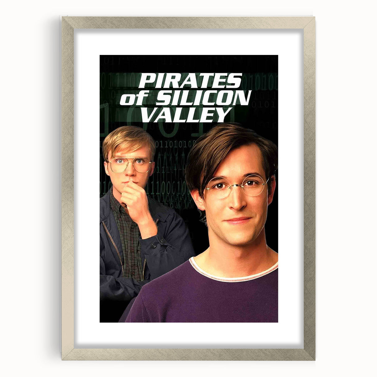 1990s Vintage Movie Poster – Classic 90s Film Art of Pirates of Silicon Valley