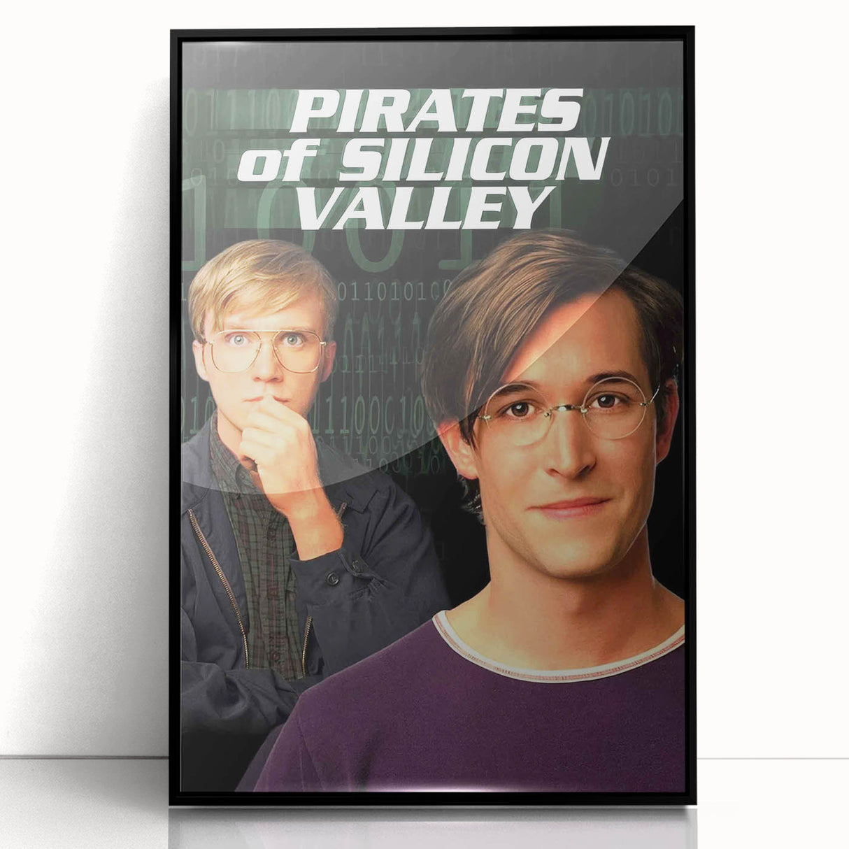 1990s Vintage Movie Poster – Classic 90s Film Art of Pirates of Silicon Valley