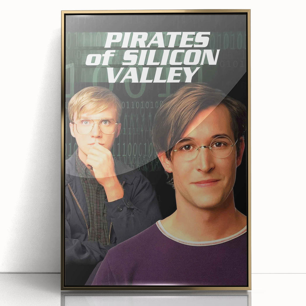 1990s Vintage Movie Poster – Classic 90s Film Art of Pirates of Silicon Valley