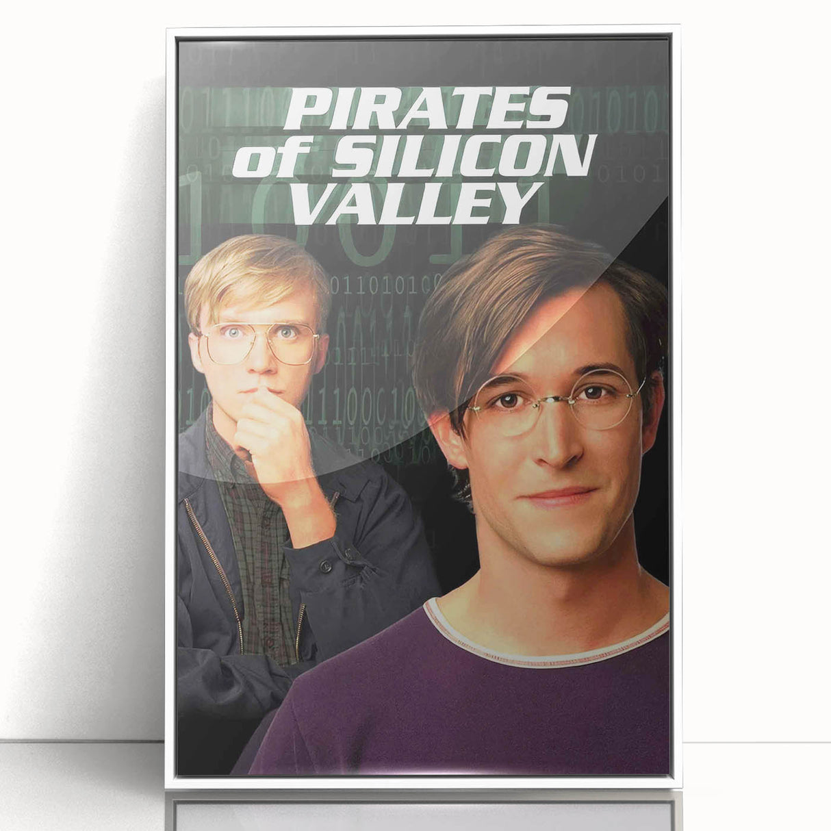 1990s Vintage Movie Poster – Classic 90s Film Art of Pirates of Silicon Valley