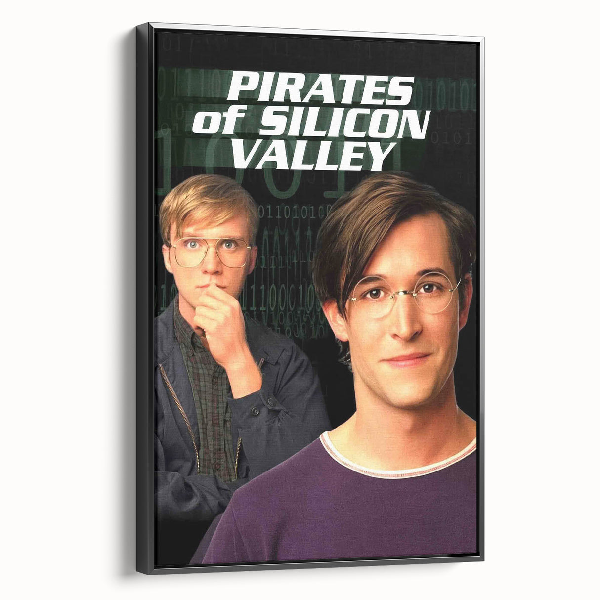 1990s Vintage Movie Poster – Classic 90s Film Art of Pirates of Silicon Valley