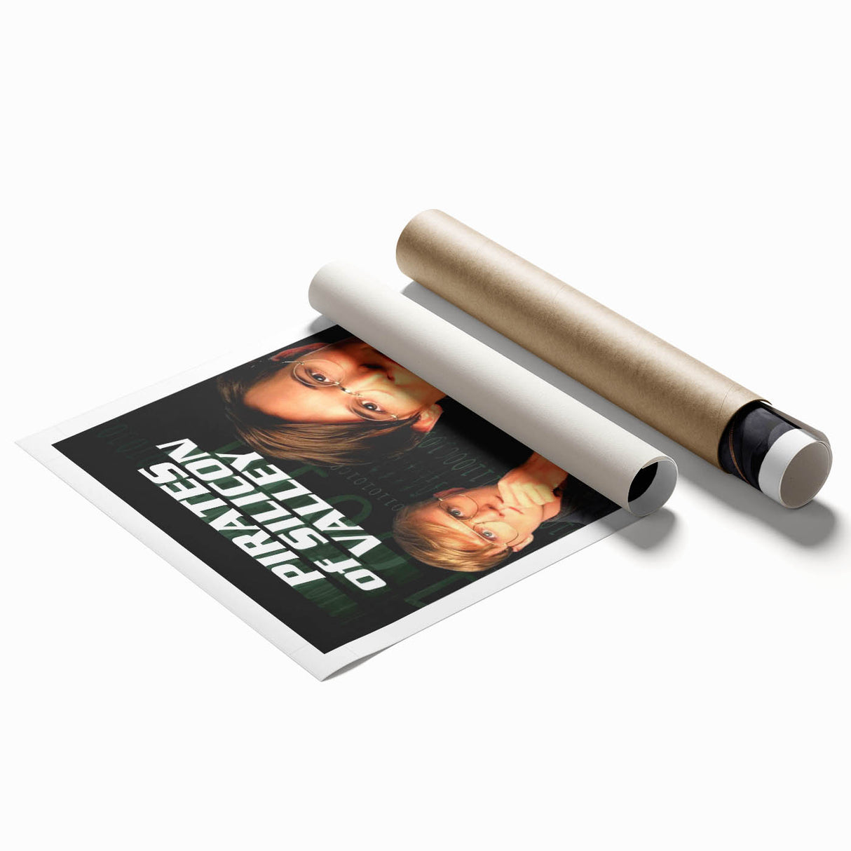 1990s Vintage Movie Poster – Classic 90s Film Art of Pirates of Silicon Valley