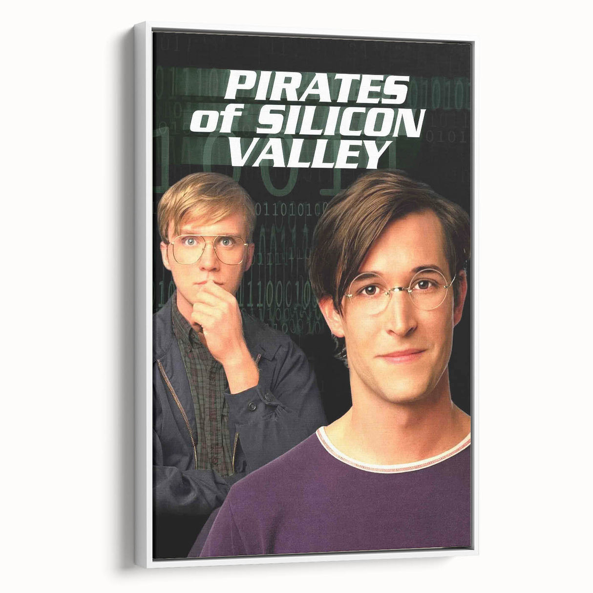 1990s Vintage Movie Poster – Classic 90s Film Art of Pirates of Silicon Valley