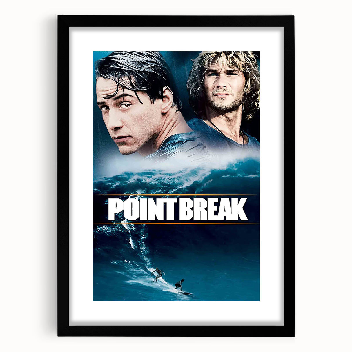 1990s Vintage Movie Poster – Classic 90s Film Art of Point Break