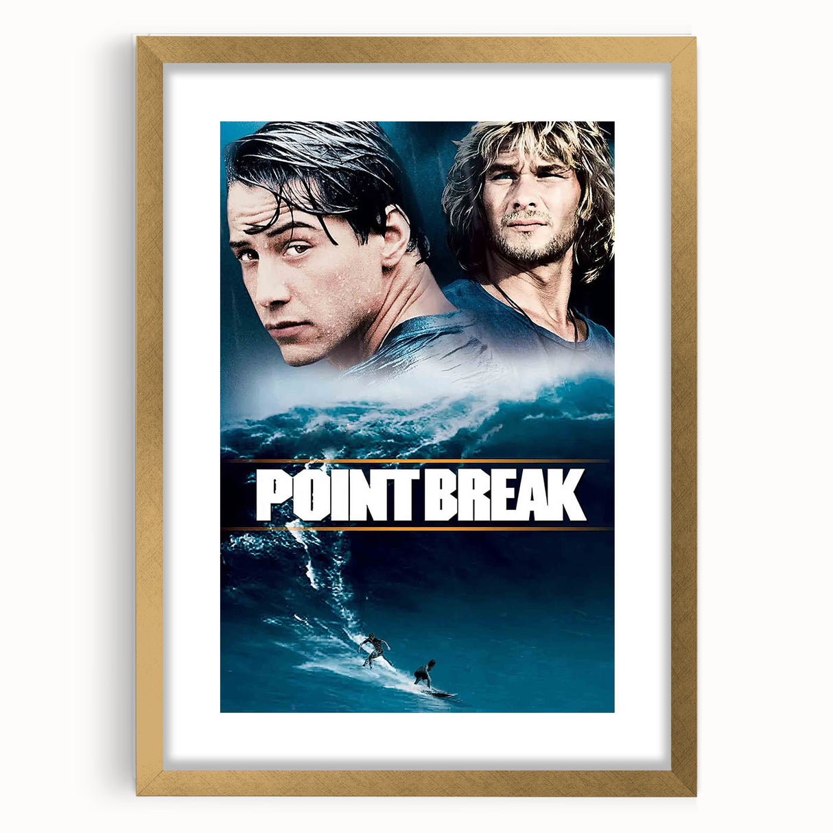1990s Vintage Movie Poster – Classic 90s Film Art of Point Break
