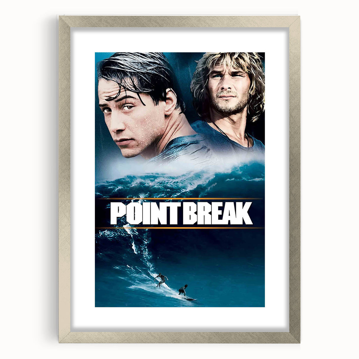 1990s Vintage Movie Poster – Classic 90s Film Art of Point Break