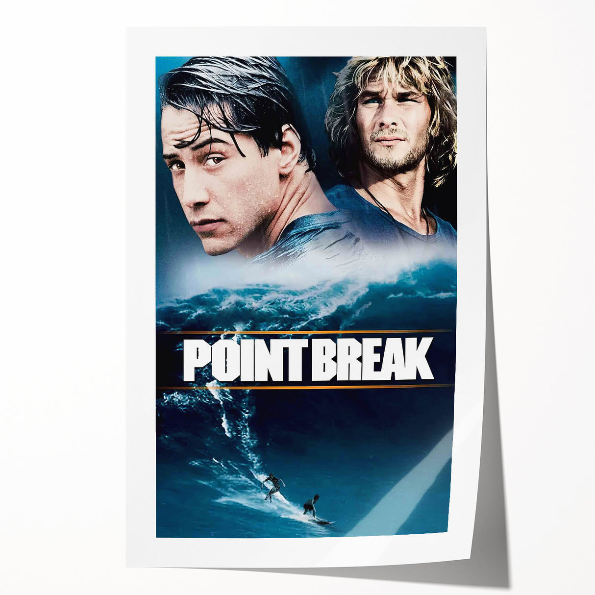 1990s Vintage Movie Poster – Classic 90s Film Art of Point Break