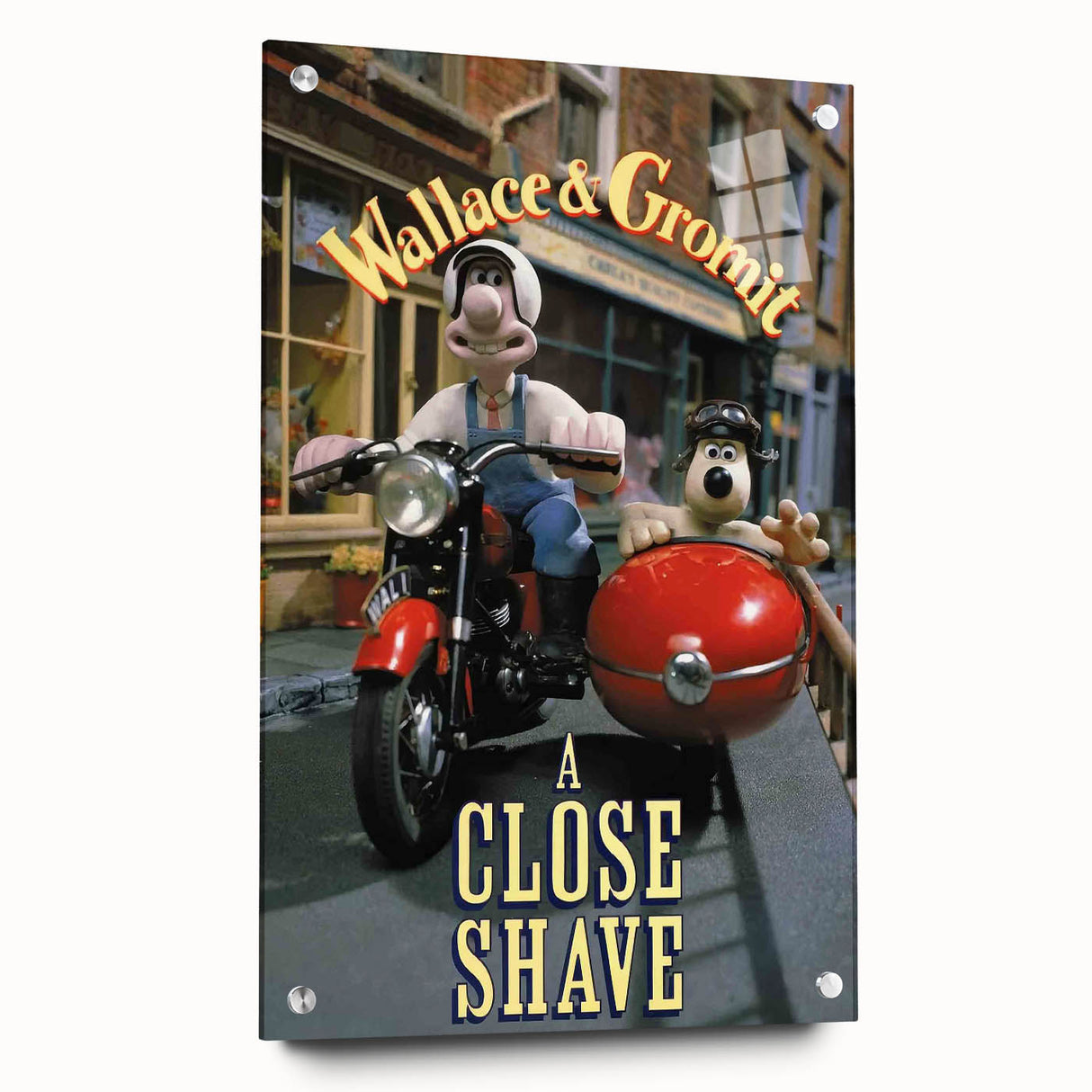 1990s Vintage Movie Poster - Classic 90s Film Art - Wallace & Gromit