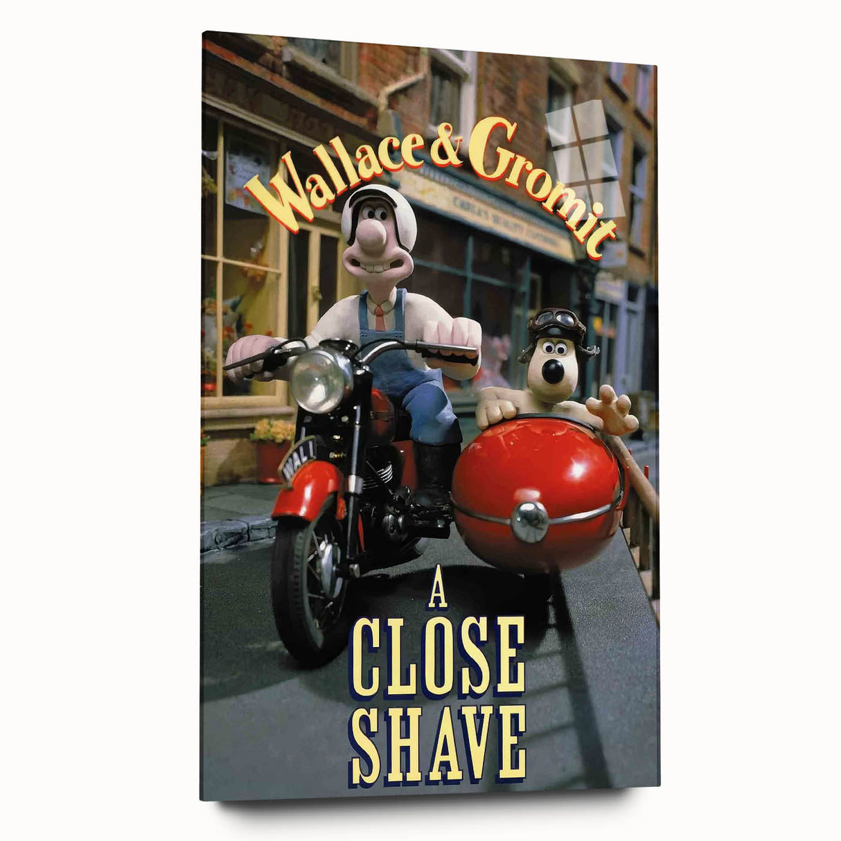 1990s Vintage Movie Poster - Classic 90s Film Art - Wallace & Gromit