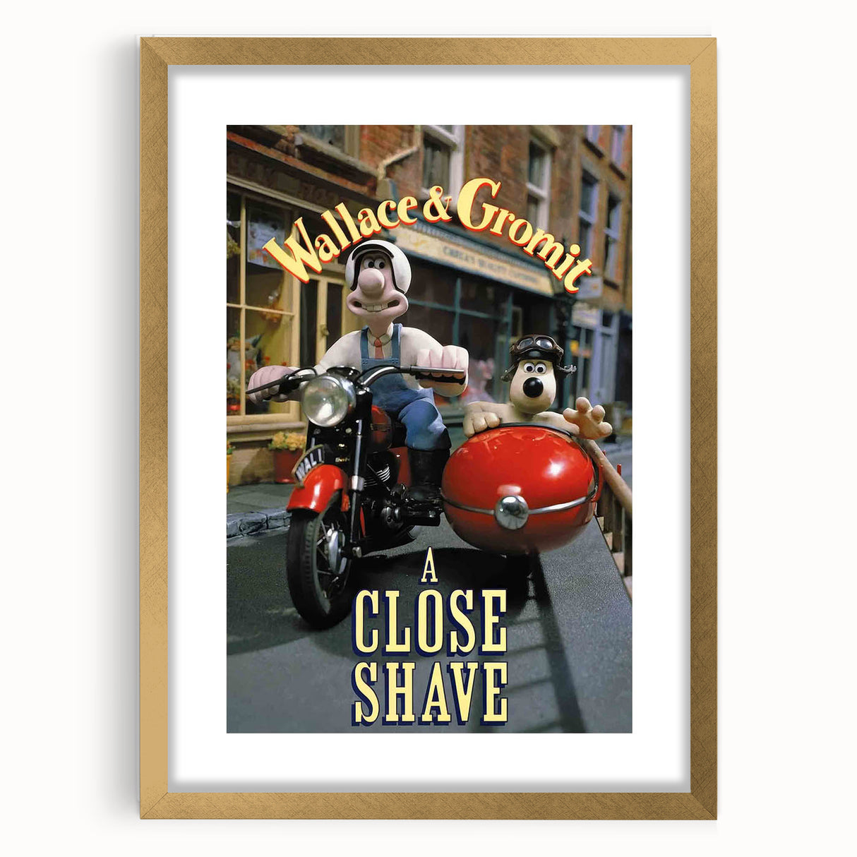 1990s Vintage Movie Poster - Classic 90s Film Art - Wallace & Gromit