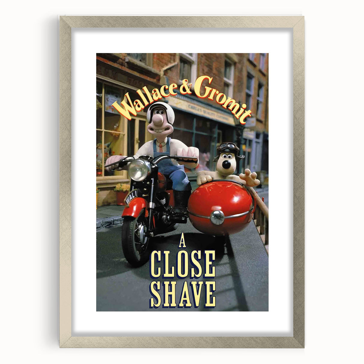 1990s Vintage Movie Poster - Classic 90s Film Art - Wallace & Gromit