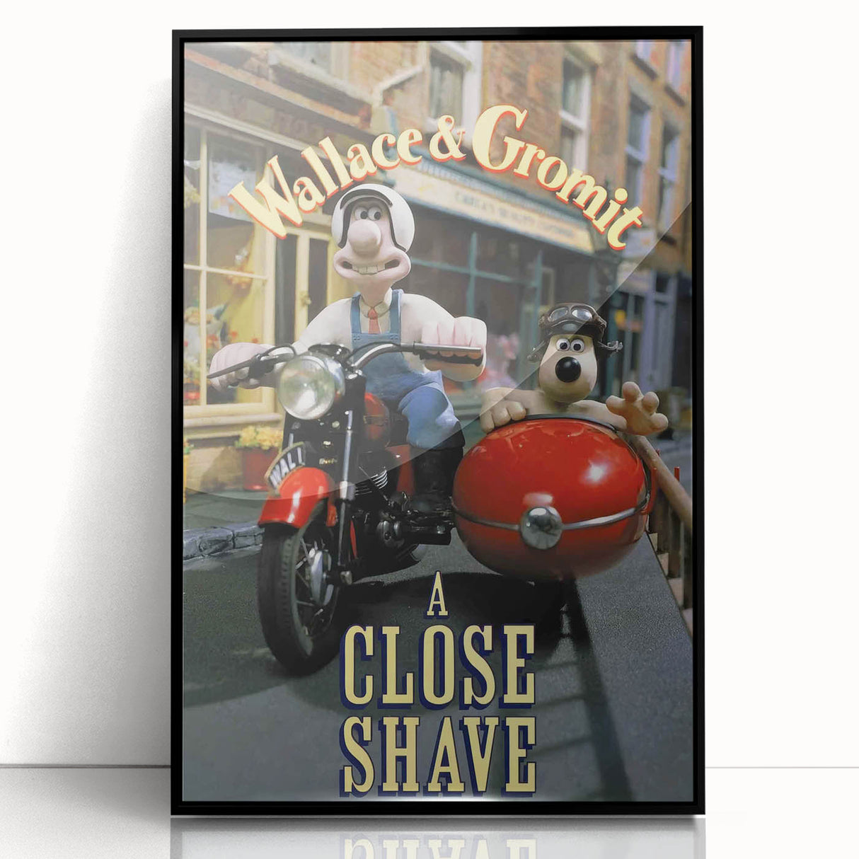 1990s Vintage Movie Poster - Classic 90s Film Art - Wallace & Gromit