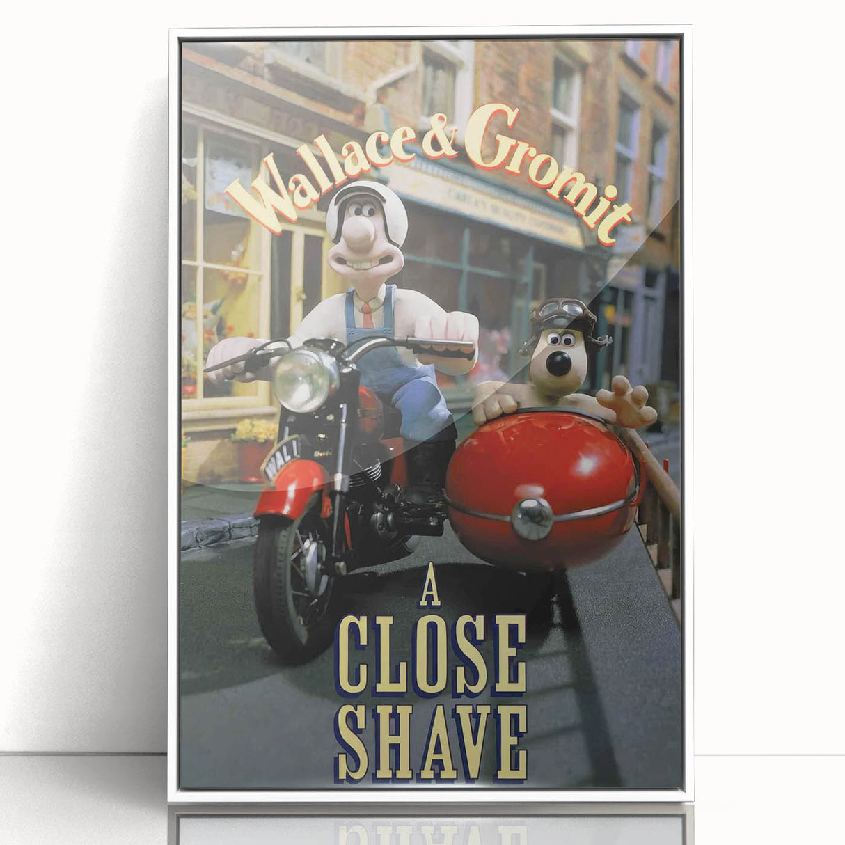 1990s Vintage Movie Poster - Classic 90s Film Art - Wallace & Gromit