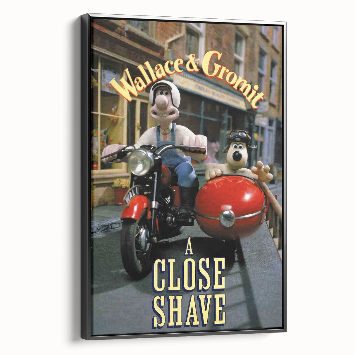 1990s Vintage Movie Poster - Classic 90s Film Art - Wallace & Gromit