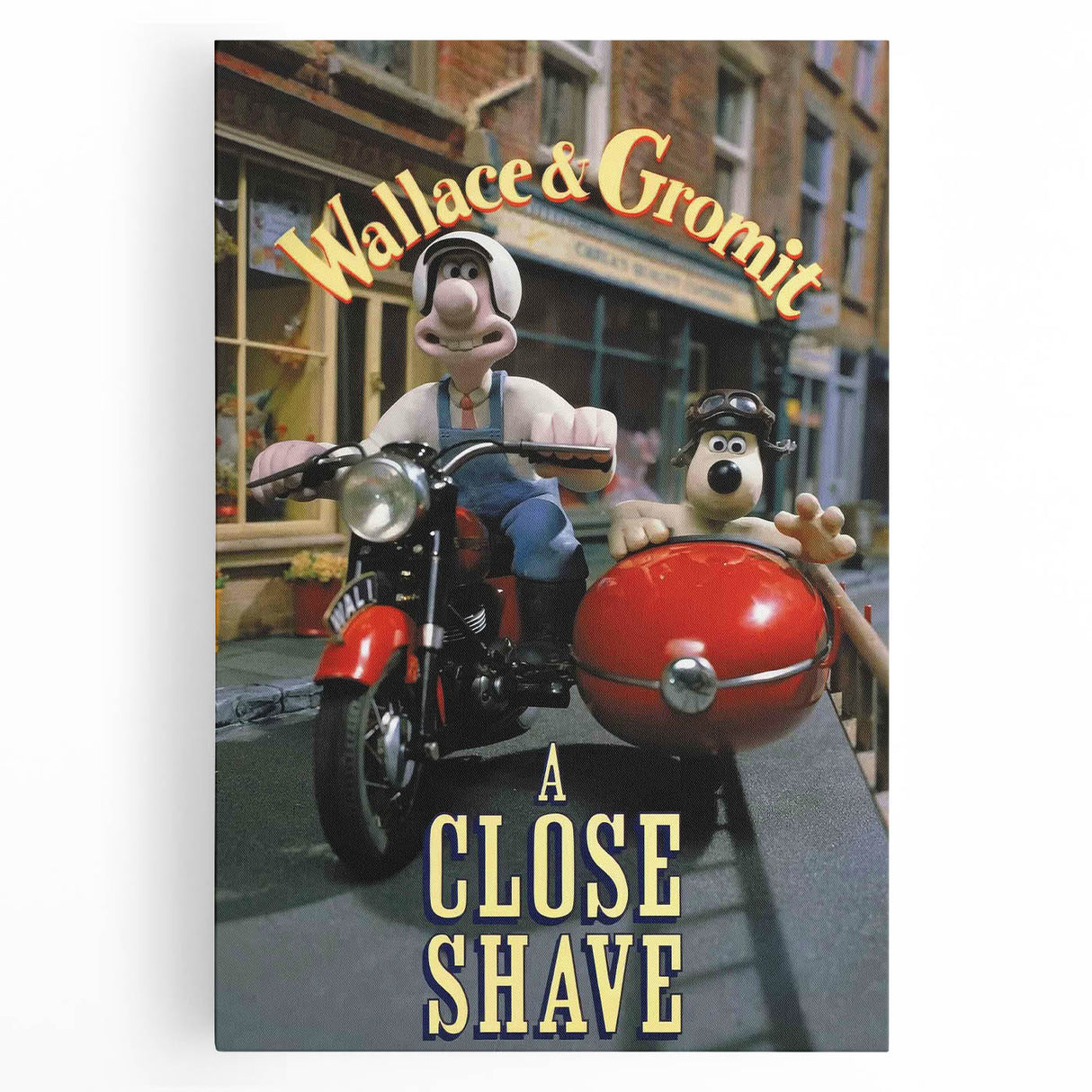 1990s Vintage Movie Poster - Classic 90s Film Art - Wallace & Gromit