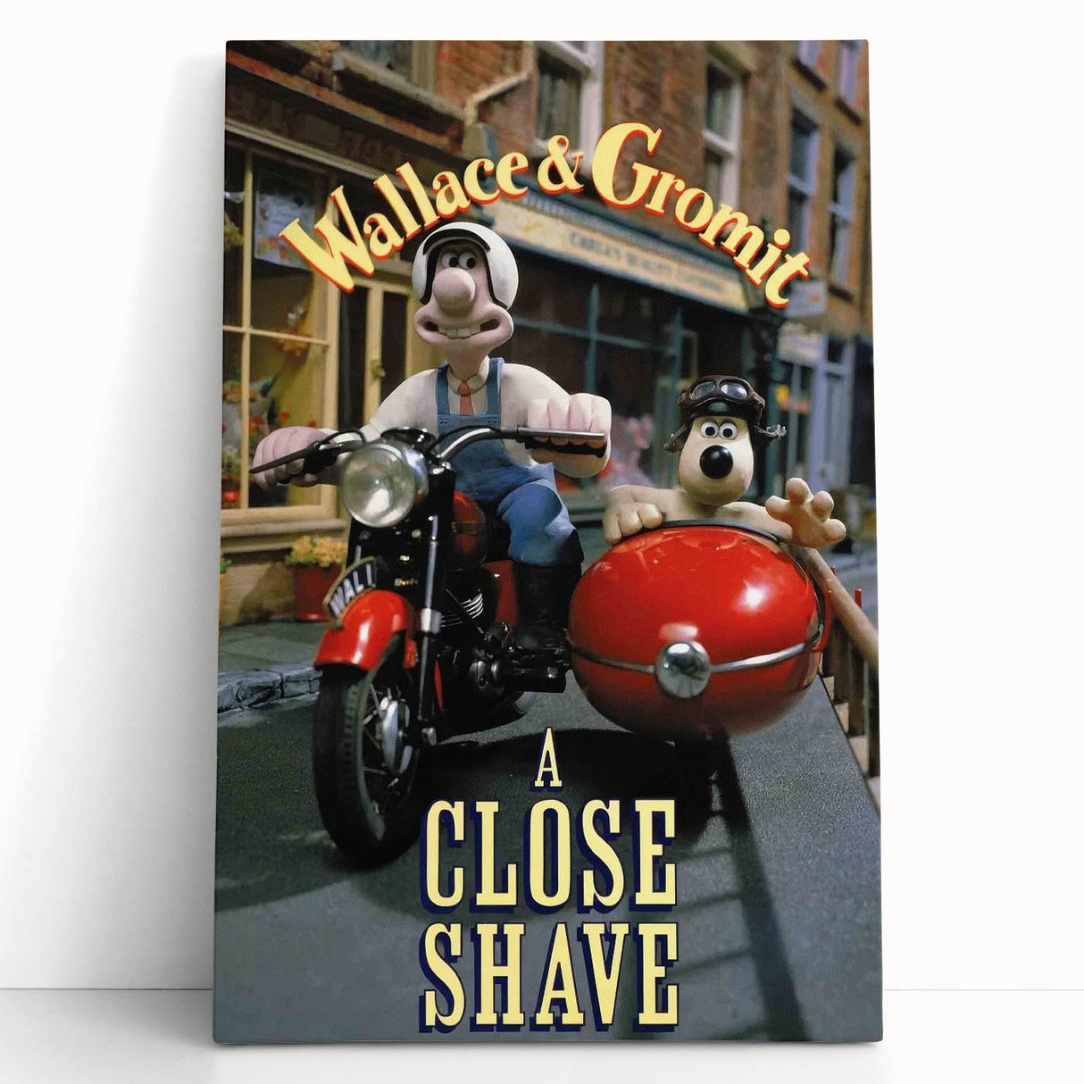 1990s Vintage Movie Poster - Classic 90s Film Art - Wallace & Gromit