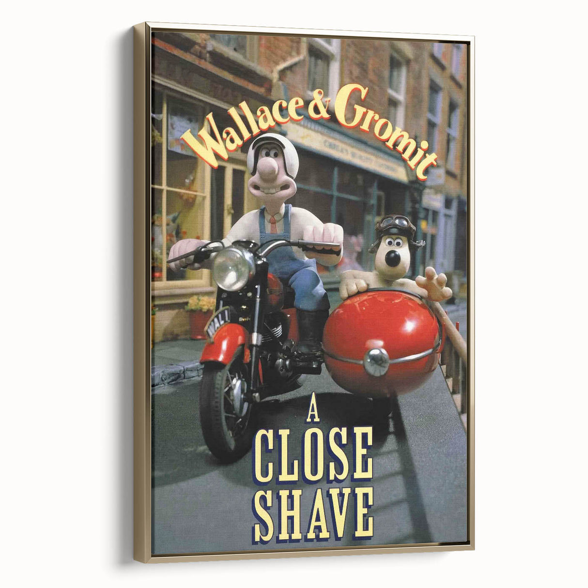 1990s Vintage Movie Poster - Classic 90s Film Art - Wallace & Gromit