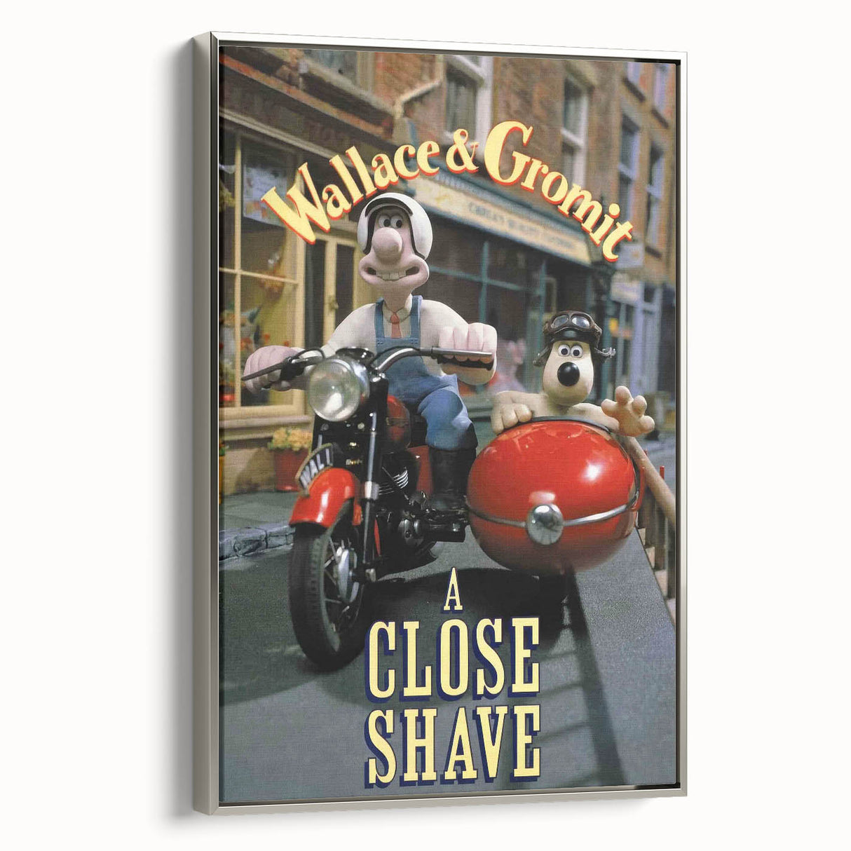 1990s Vintage Movie Poster - Classic 90s Film Art - Wallace & Gromit